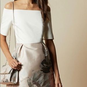 Off the Shoulder Ted Baker dress